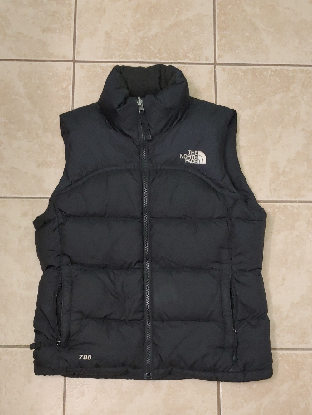 The North Face Nuptse 700 Vest Black Puffer Down Women's Size XS